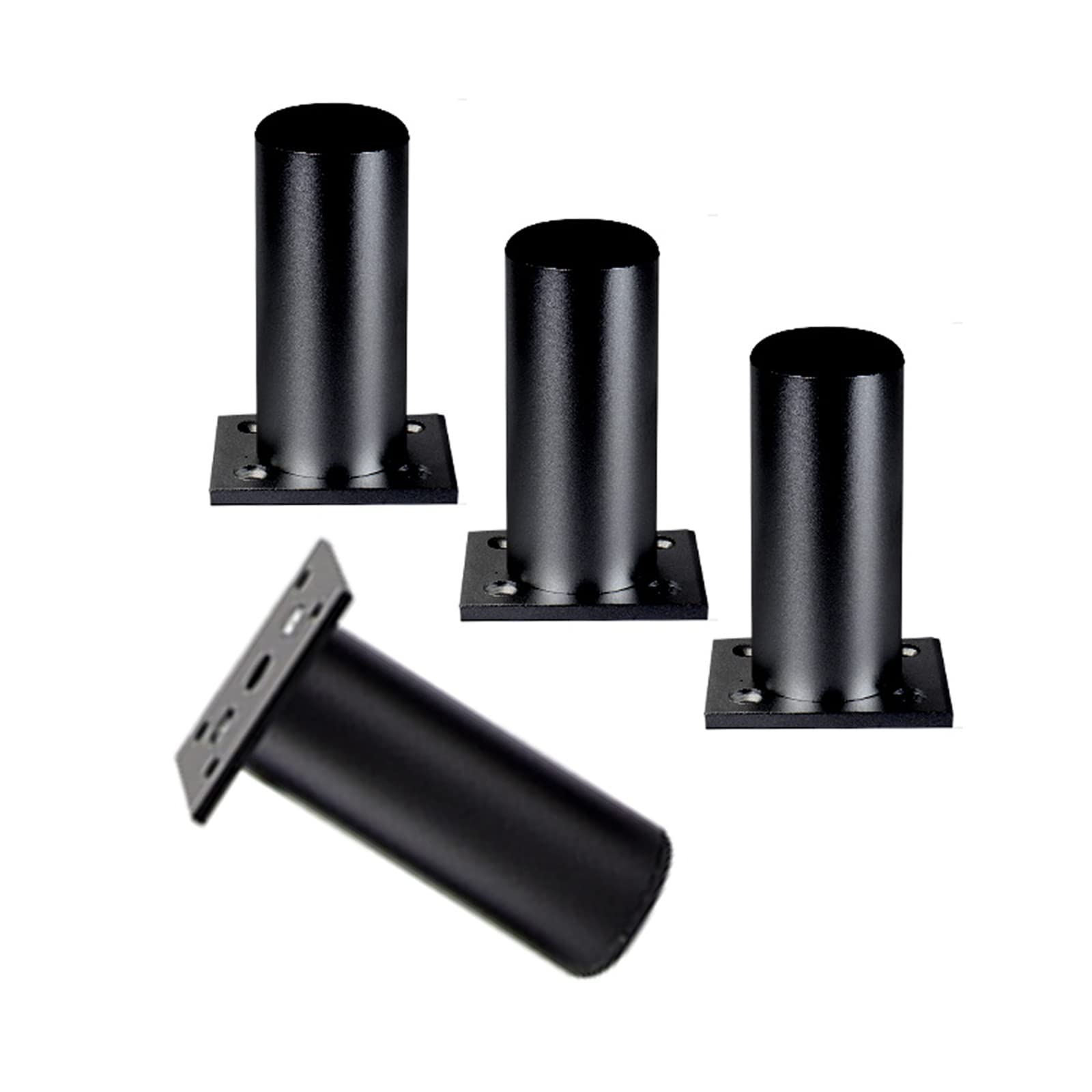 Patas ajustables para muebles de metal negro: gana altura y estabilidad en tu sofá