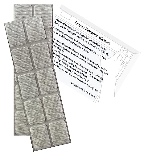 Easyblinds easynight and easyblackout Blackout Blind Accessories, Frame Fasteners x20