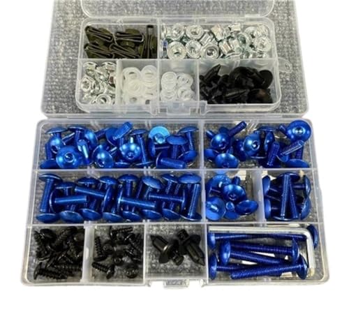 Kit vis carénage bleu Kawasaki ER6N Z1000 pour rénover sa moto