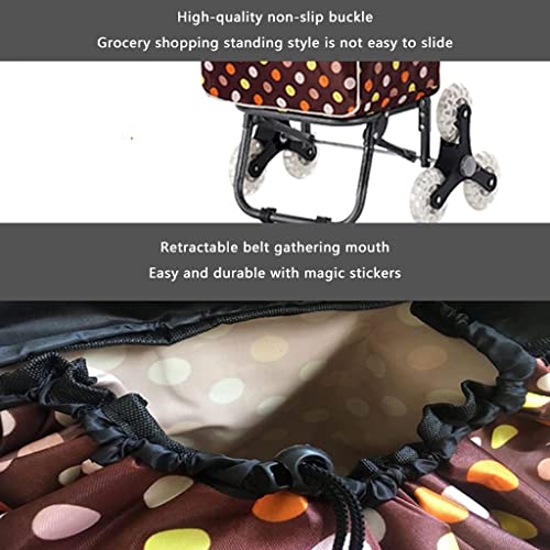 Z-SEAT Treppensteigender Einkaufstrolley Tragbarer, Faltbarer Lebensmitteleinkaufswagen Multifunktionaler Kleiner… – Bild 7