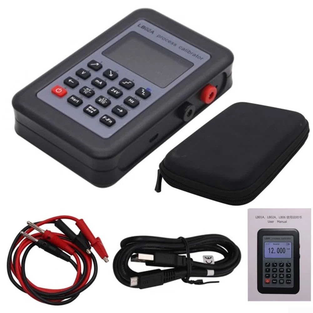 LB02A Calibrateur de processus pour fréquence pour PT100 TC mV mA 4-20mA 0-10V Entrée de sortie avec pour HART pour prise en charge Modbus, générateur de signal pour Thermoco