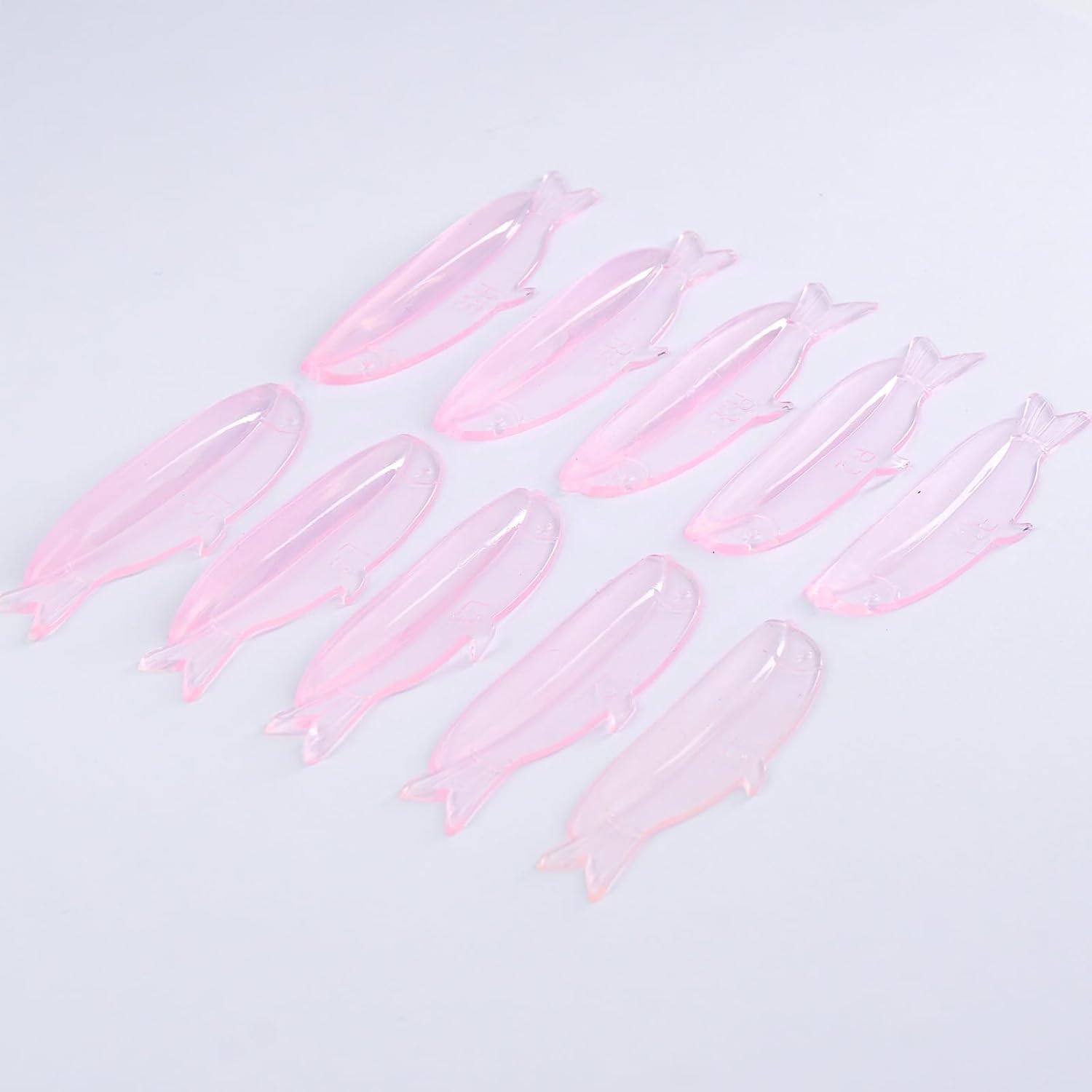 Camillash Self-Adhesive Glueless Lash Lift Shields 10 pcs – 5 Sizes Reusable Silicone Lash Lift Rods Pads for Eyelash Perming Curling & Lifting (Fish)