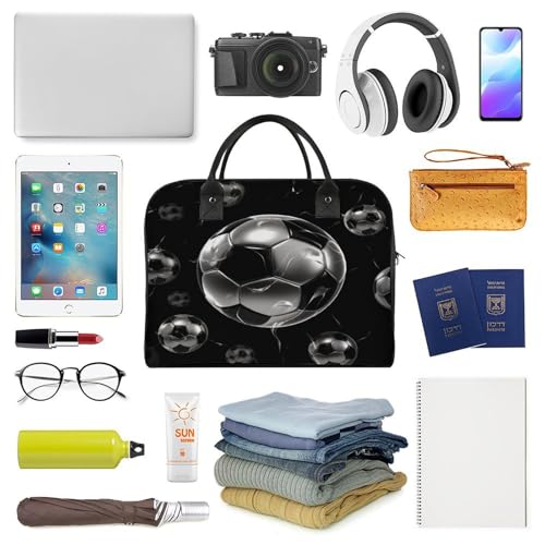 Maletín negro ligero para laptop unisex miniatura 5
