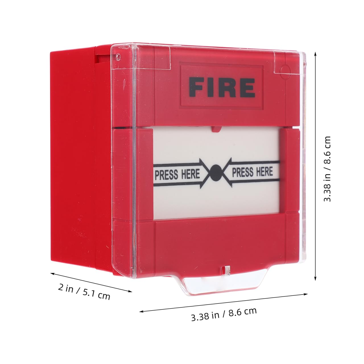 Nuobesty Fire Alarm Call Point Manual Reset Switch Emergency Call Button with Quick Response Waterproof and Dustproof Push Button for Home and Business Safety - Image 2