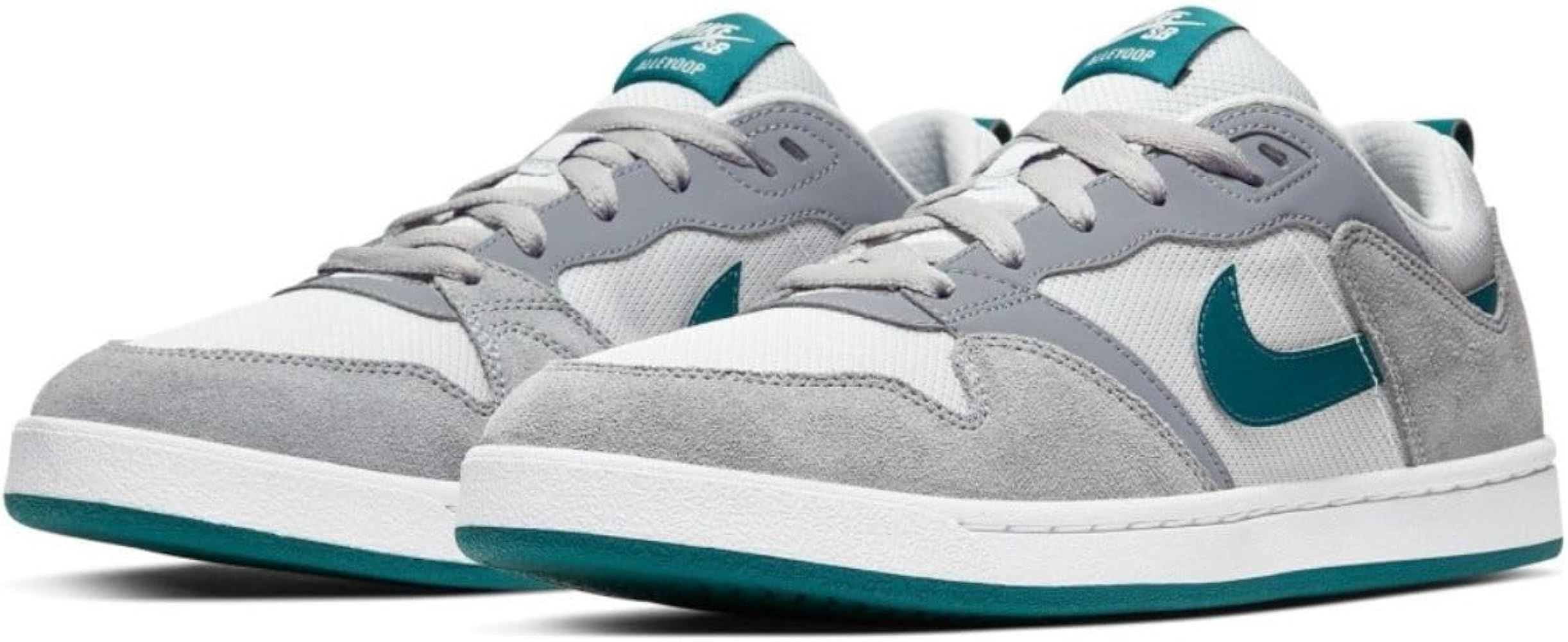 nike sb alleyoop gray & teal shoes