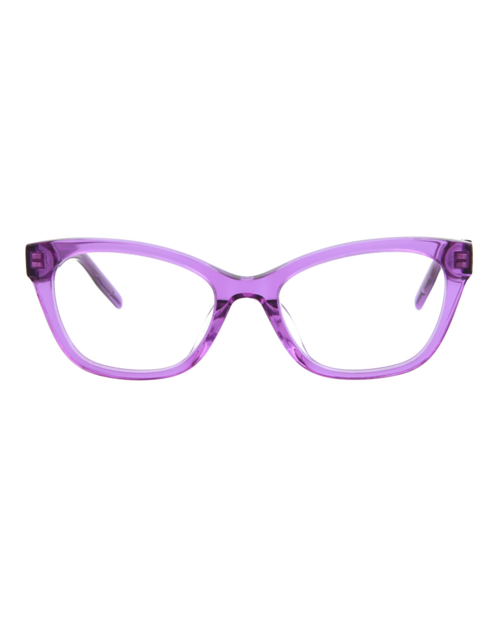 PUMACat Eye Optical Frames Violet Violet Transparent Luxury Eyewear Made In China Acetate Frame Designer Fashion for Everyday Luxury