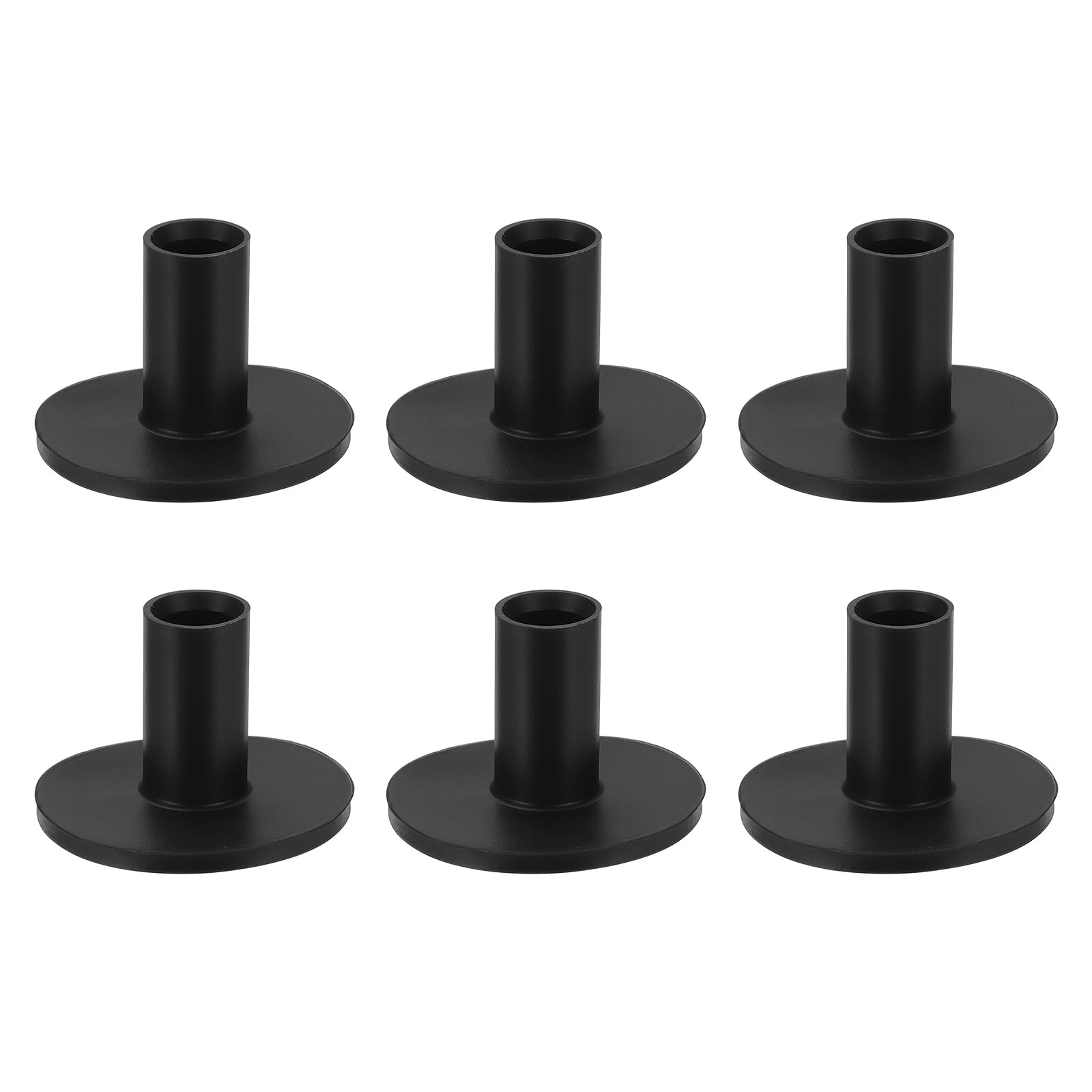 YELARXI Rubber Golf Practice Tee, Driving Tee 1.4 Inch & 6 Pack & Rubber & Black-Fitting for (Indoor/Outdoor/Golf Hitting Mats/Courses/Backyards/Lawns)