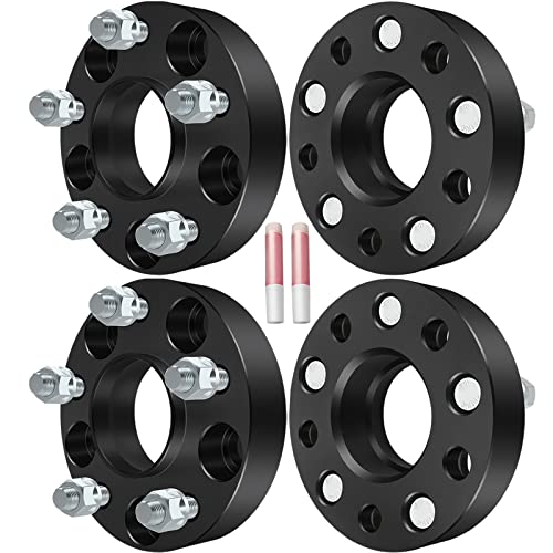ECCPP 4x 5x4.75 Hubcentric Wheel Spacer Adapters 5 lug 1.25 inch 5x4.75 to 5x4.75 70.5mm 12x1.5 Studs fits for Camaro for Corvette for XLR for Blazer wheel spacers