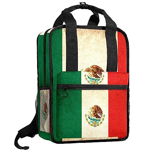 Sac à dos pour garçons avec bretelles réglables et motif Mexique