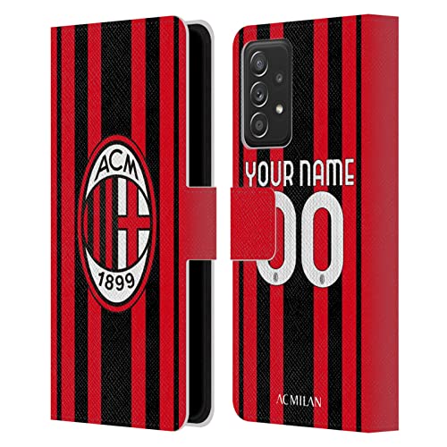 Coque Samsung Galaxy A53 5G AC Milan étui cuir portefeuille housse sport