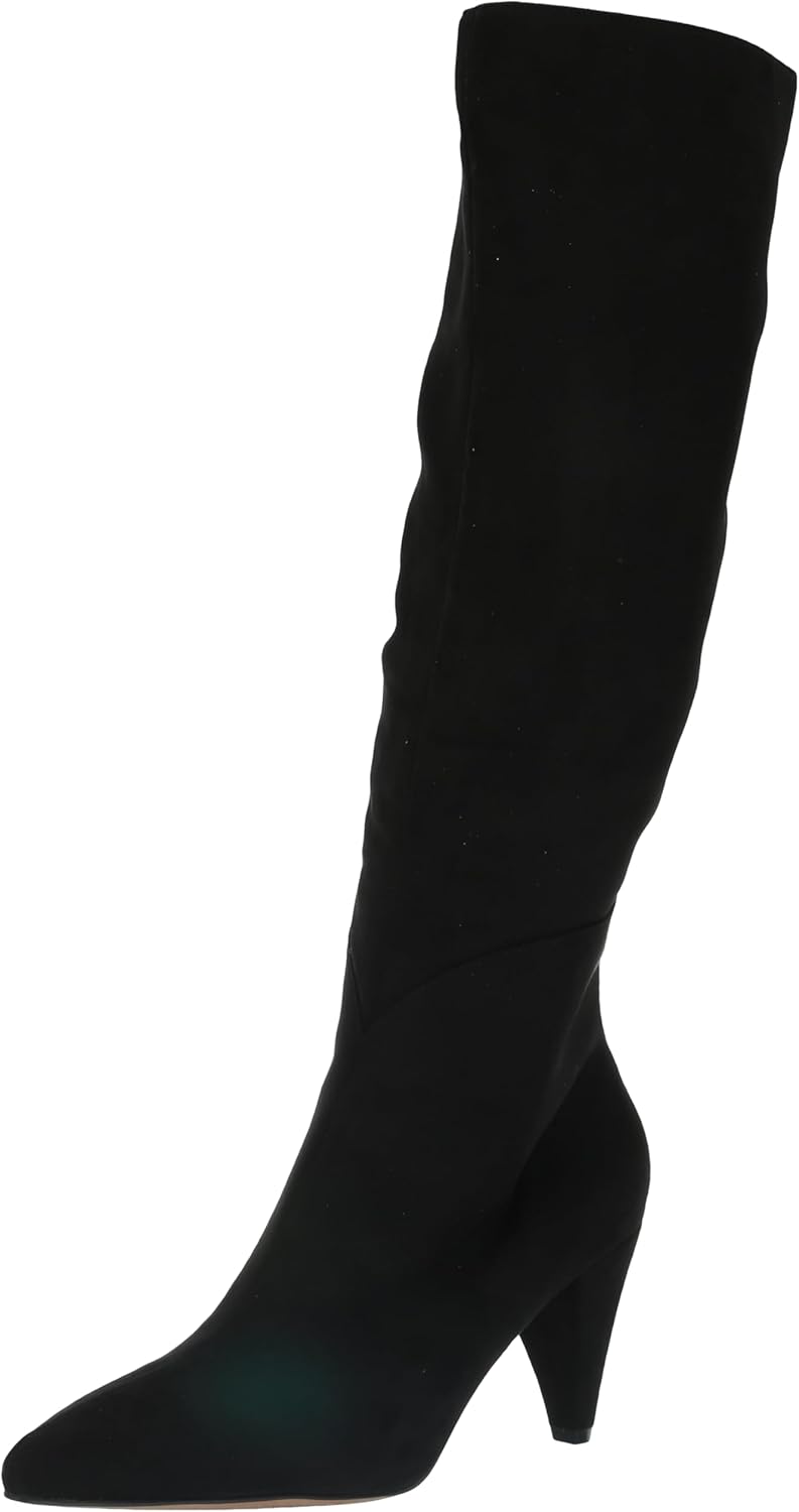 Jessica Simpson Women's Byrnee Knee Boot High, Black, 5
