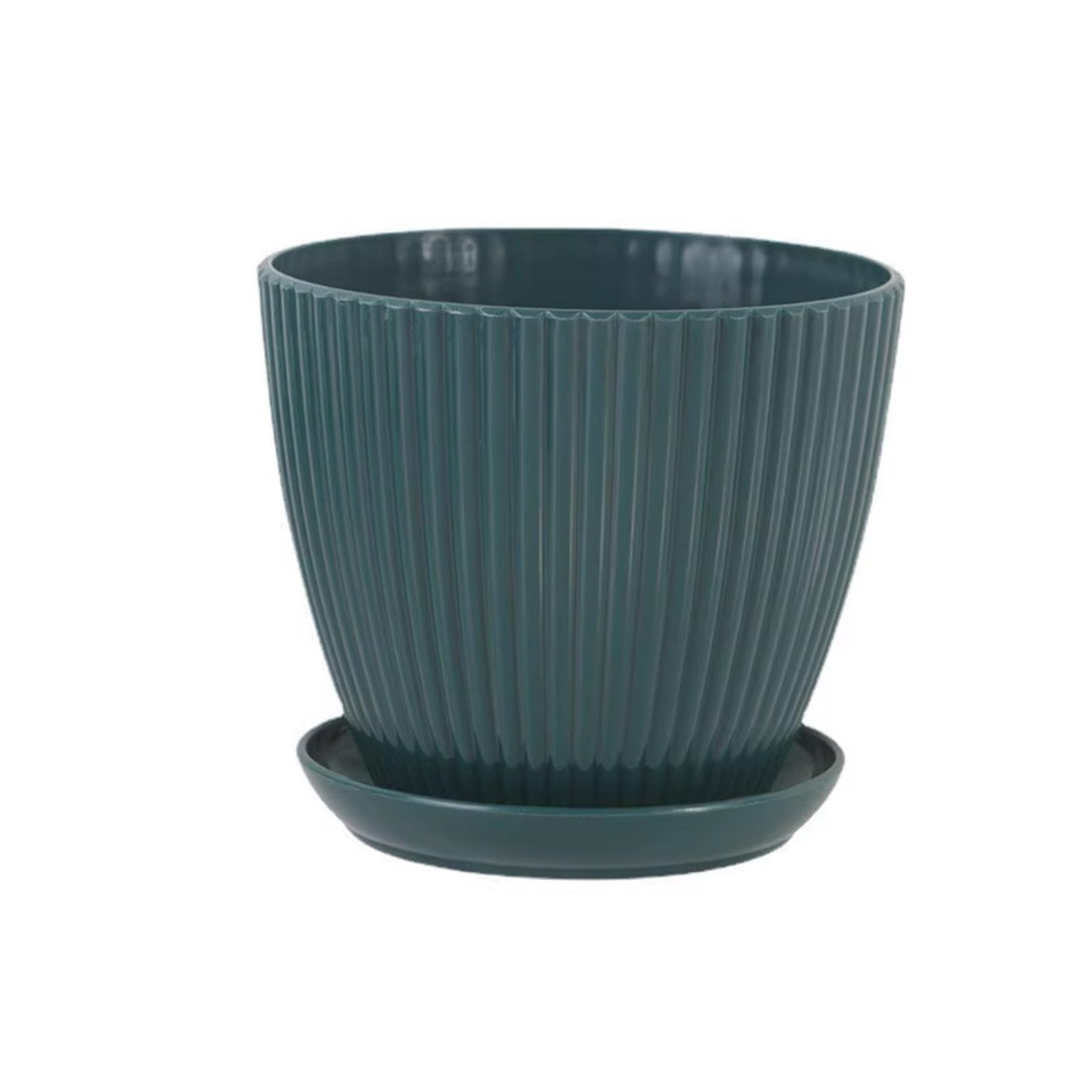 Lkvent Plant Pots with Tray Round Plastic Flower Pots plant pots