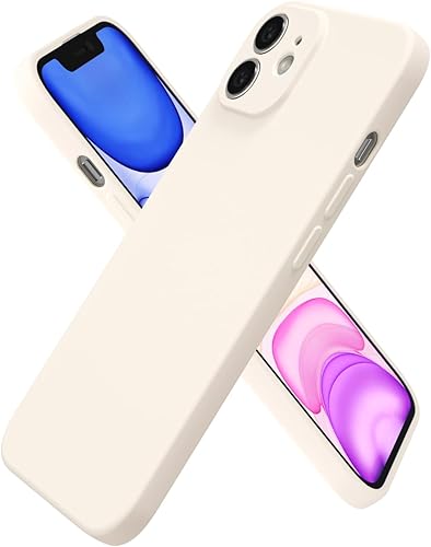 oakxco Funda de Silicona para iPhone 11, Funda de Teléfono Ultra Delgada y Fina para Mujeres y Niñas, Diseño Minimalista Estético Lindo y Femenino