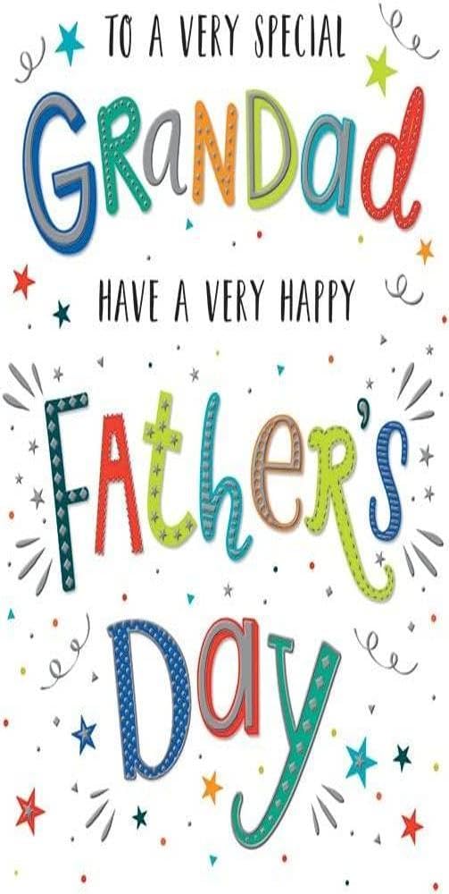 Piccadilly Greetings Modern Father'S Day Card Grandad - 8 x 6 Inches - Regal Publishing (C88404)