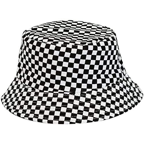 Mega_Jumble Adult Unisex 80's Ska Two Tone Fancy Dress Accessory Instant Kit Retro Ska 1980s Bucket Hat - Image 2