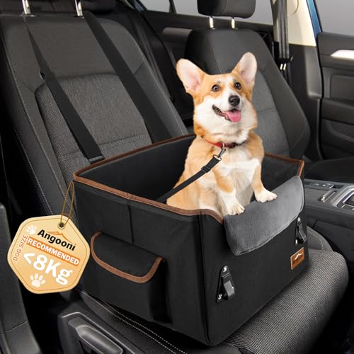 Angooni Einfache Reinigung Hunde Autositz - Sicherer und Komfortabler Hunde Autositz - Hundeautositz...