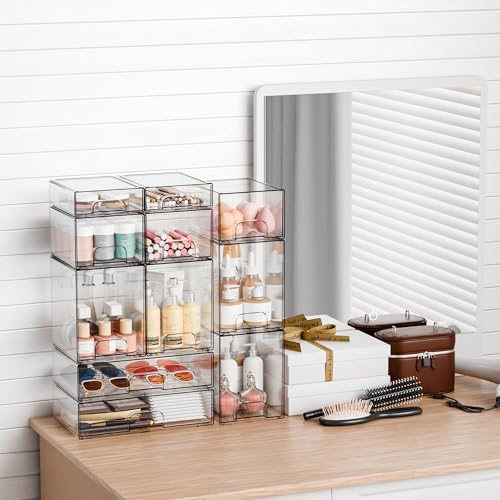 Yieach 6 Pack Stackable Storage Drawers - 30% Off
