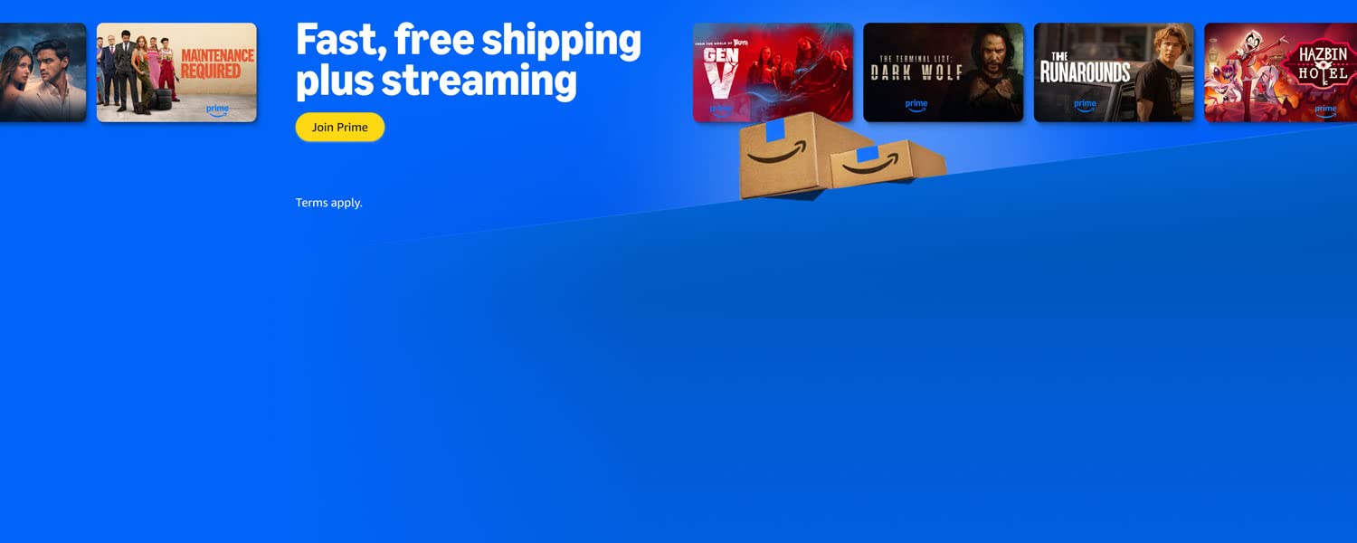 Fastfree shipping
plus streaming
Join Prime