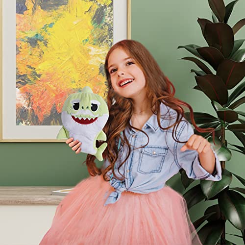 Image of Pinkfong Baby Shark Plush Singing Plush Toy 8 Inch Grandpa Shark for The Kids of 1 Year and Above, White (BS60005)