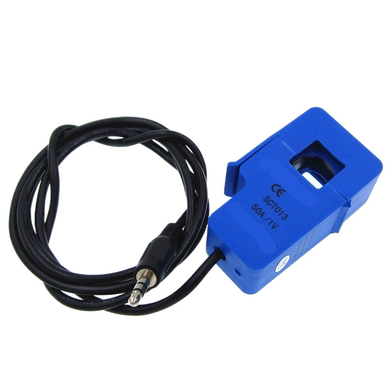 LZIKKGKI 5pcs SCT013 50A 100A SCT-013-000 current sensor Split Core Current Transformer(100A 50mA)