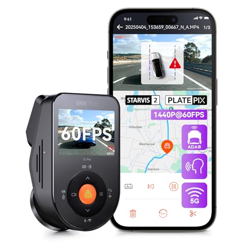 Dashcam Voiture Connectée VANTRUE S1 Pro : Preuve Vidéo 2.5K HDR et Surveillance Anti-Délit