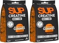 SUP 3000Mg Creatine Cola Flavour 35 Gummies 158 g (Pack of 2)