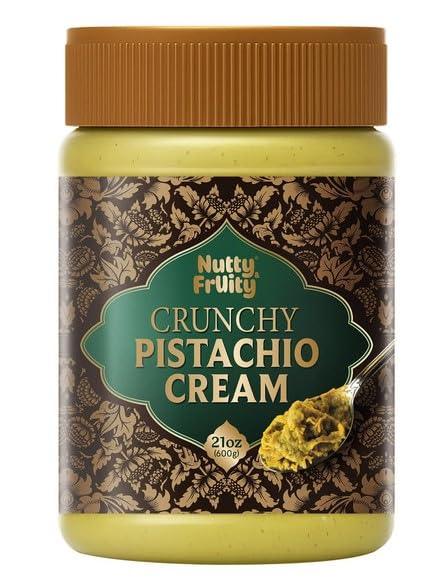 Nutty & Fruity Crunchy Pistachio Cream, 21 oz