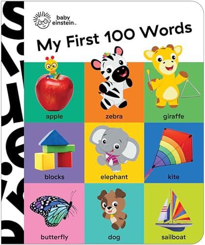 Baby Einstein - My First 100 Words - Early Learning Vocabulary Board Book - PI Kids