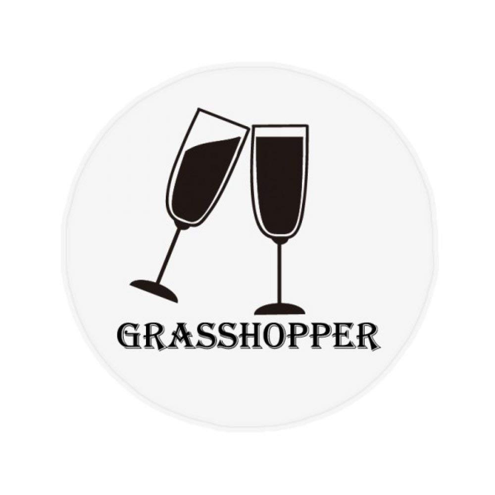 Tapis de salle de bain Silhouette de Grass Hopper original