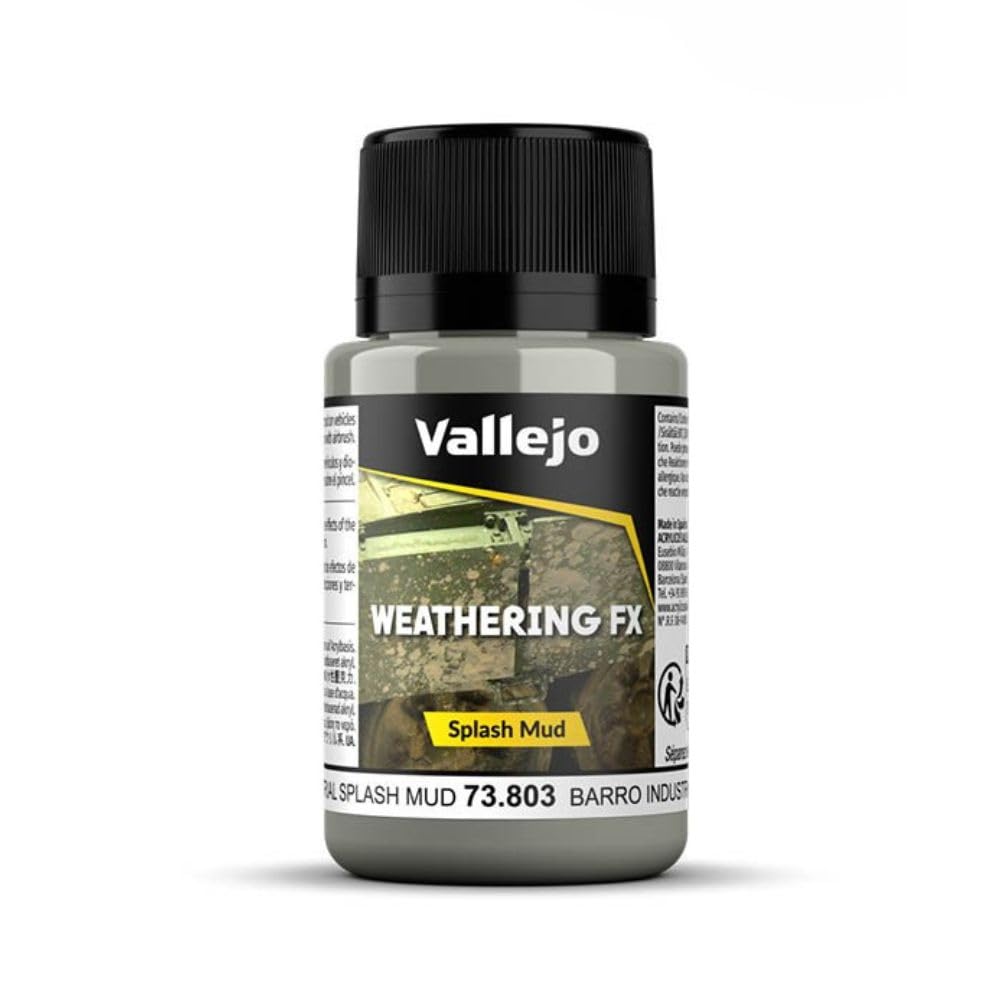 Vallejo 40 ml "Industrial Splash Mud" Weathering Effect Bottle