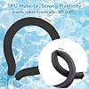 2PCS Neck CoolingTube, Reusable Ice Coolers Wearable Body CoolingProducts, Neck Coolers for HotWeather (Black*2)