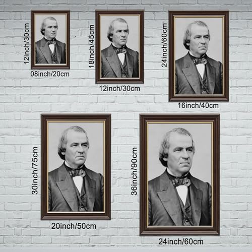 Andrew Johnson portrait impression sur toile déco bureau - 2