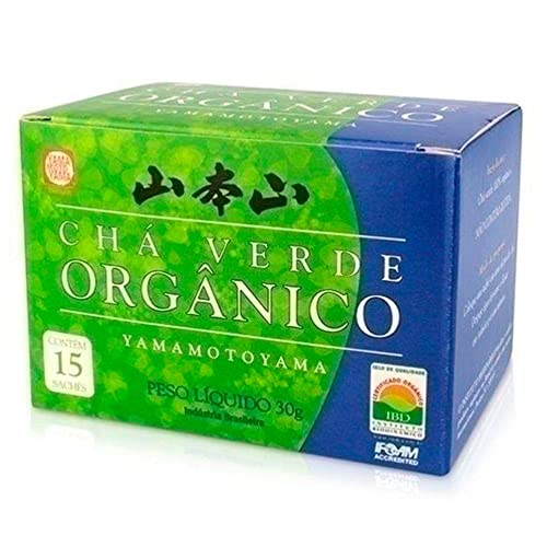 15 Sachês Cha Verde Organico Yamamotoyama 30g