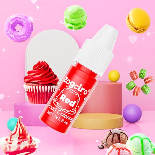 Image of Food Coloring Liquid - 26 Vibrant Colors Food Dye, Tasteless Concentrated Food Coloring for Icing, Cake Decorating, Baking, Fondant, Baking supplies Supplies - 0.25 Fl. oz