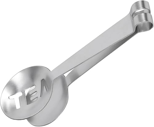 Miniatura 5 de Exprimidor de bolsas de té, cuchara para bolsa de té, resistente a la corrosión, duradero para ahorrar espacio, herramientas de cocina, té y café