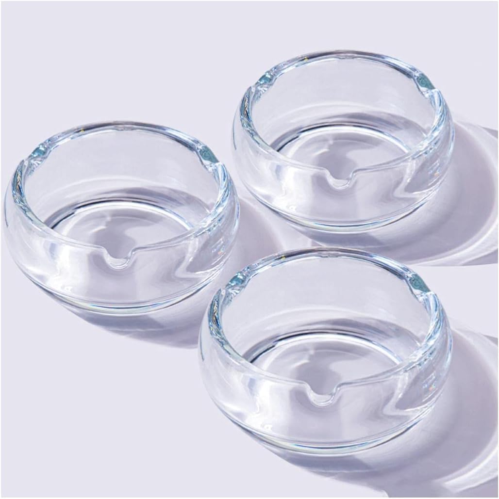 Posacenere In Vetro Con Sabbia Azzurra - Design Antivento Per Interni Ed Esterni - Foto 8