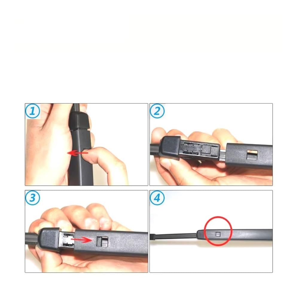Escobilla limpiaparabrisas Limpiaparabrisas trasero para Fabia (2015 | Limpiaparabrisas trasero para Fabia (2015-), brazo de limpiaparabrisas trasero de 280 mm, estilo de coche.