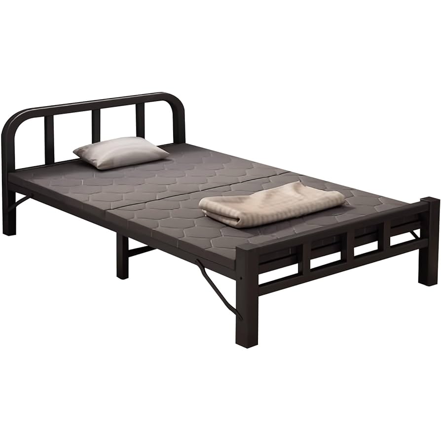 新品在庫一掃折りたたみベッド シングル オフェス用コンパクトリクライニングベッド 折りたたみ電動ベッド 無段階 シングル リクライニング