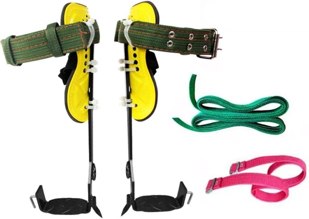 Adjustable Tree Climbing Spike Set - Stand-up Spurs for Outdoor Adventures, Boot Spikes for Climbing Practice & Tree Care - Ideal for Enthusiasts & Professionals