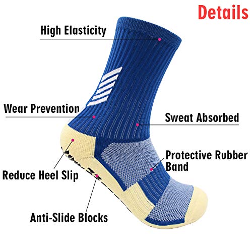 Toddlers Socks Baby Kids Anti Slip Socks Boys Girls Walker Ankle Socks Non-Slip Sports Socks with Grip for Age 3-54