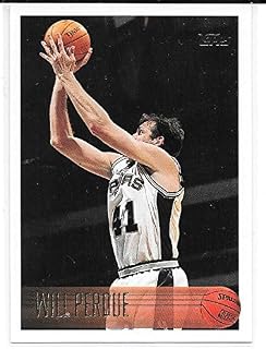 Will Perdue 1996-97 Topps San Antonio Spurs Card #143