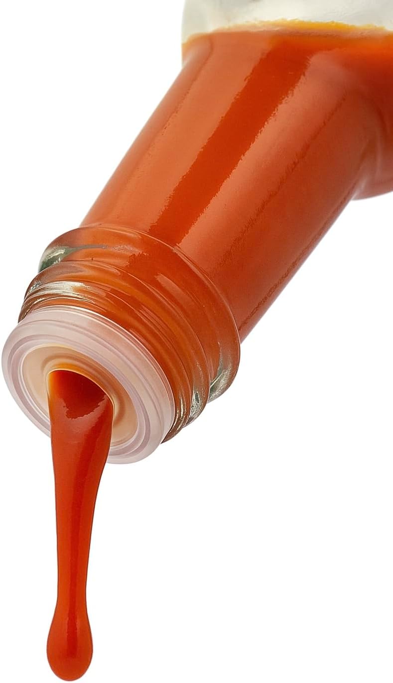24mm 0.325 Flow Max Woozy Bottle Dripper Fitment - Orifice Reducer for Hot Sauce - for 5 fl. oz. & 10 fl. oz. Bottles - 0.325 Dispensing Opening (576)