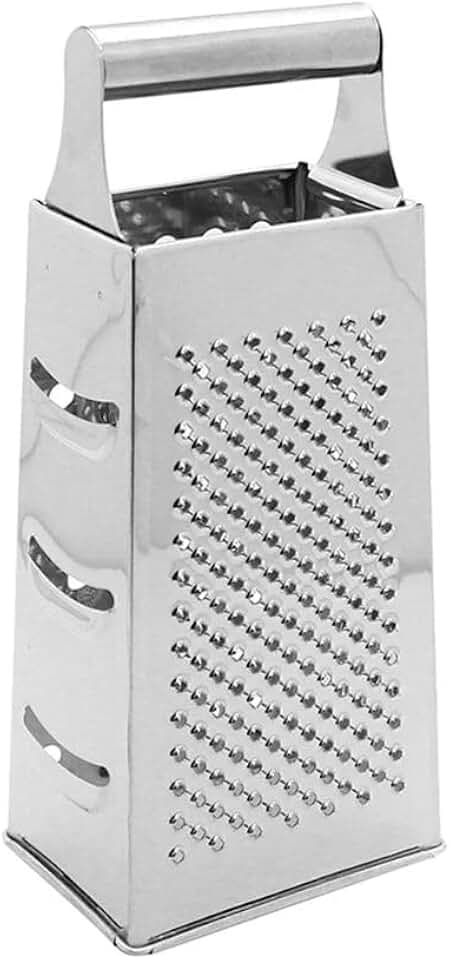 Ralador Fatiador De Alimentos 4 Faces Multiuso Aço Inox Manual Para Cozinha