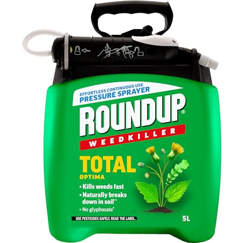 Roundup Weedkiller Total Optima, pump spray, 5 litre