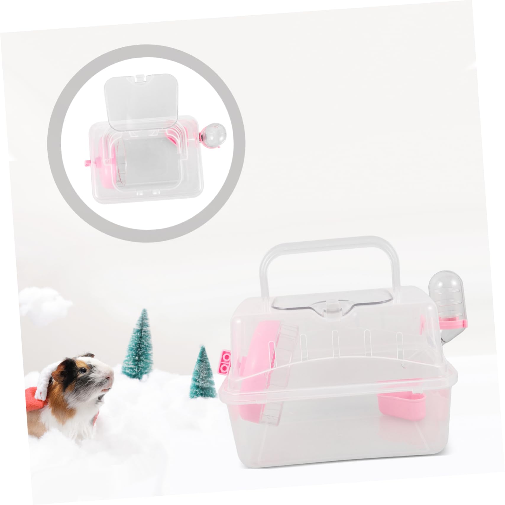 Yardwe 5stücke Tragbare Hamstertragebox Aus Sichere Und Praktische Reisekäfig Für Kleine Tiere Für Ausflüge Und Reisen