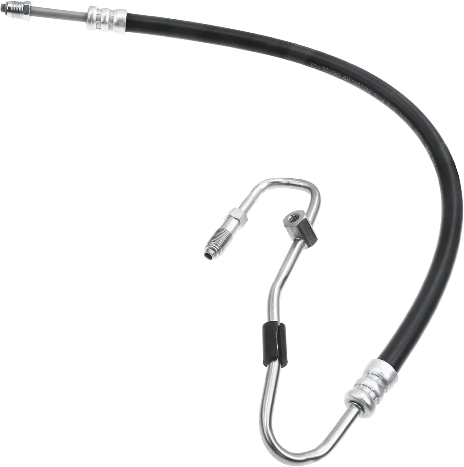 A-Premium Power Steering Pressure Hose Line Assembly Compatible with Dodge Ram 1500 2003-2004, Ram 2500 2003-2006, Ram 3500 2003-2006, Ram 4000 2002, 5.7L, with O-ring, Pump To Rack/Gear