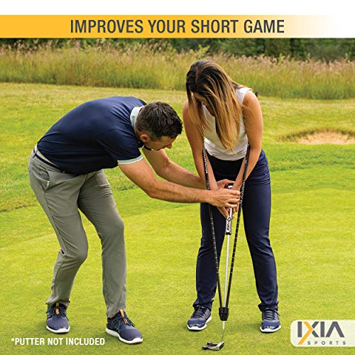 Ixia Sports - True Pendulum Motion (Tpm) - Golf Putting Training Aid - Universal Tool For Adults, Kids, Juniors, Men, Women, Gift, Putter, Golf Channel School Of Golf, Attaches To Any Putter Shaft #TOP6