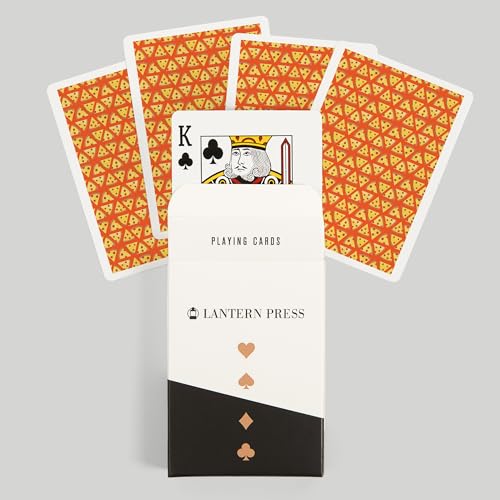 Baraja de Poker Lantern Press, 52 cartas, diseño Pizza miniatura 6