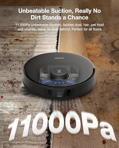 ECOVACS DEEBOT T30S: Powerful Robot Vacuum & Mop with Self-Emptying and Adaptive Mopping Features