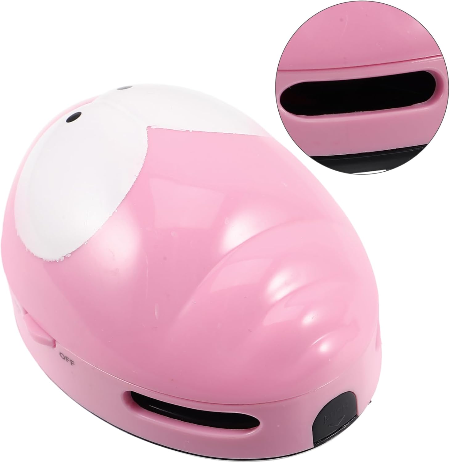 Cartoon Mini Desktop Vacuum Cleaner Handheld Rechargeable Cordless Small Vacuum for Desk Keyboard Home Office Car